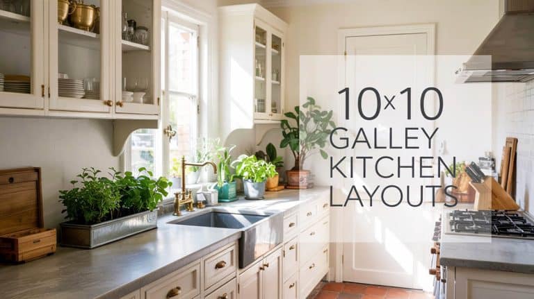 10×10 Galley Kitchen Layouts You’ll Love Cooking In