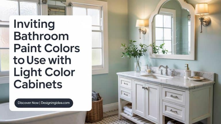18 Inviting Bathroom Paint Colors to Use With Light Color Cabinets