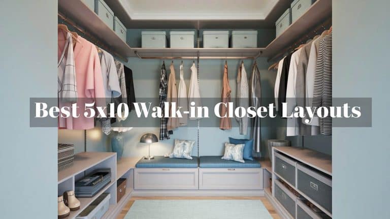 Best 5×10 Walk-in Closet Layouts For Efficient Storage And Dressing