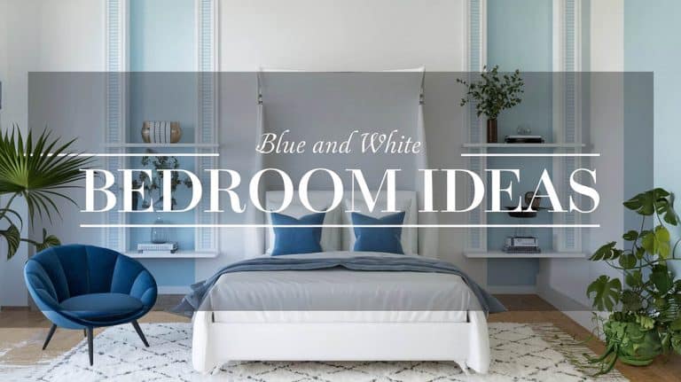 How To Decorate Beautiful Blue and White Bedrooms: Design Ideas
