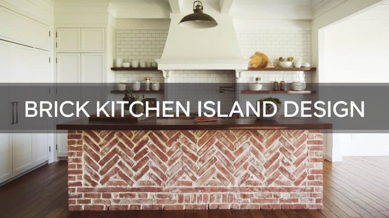 Design Tips For A Brick Kitchen Island