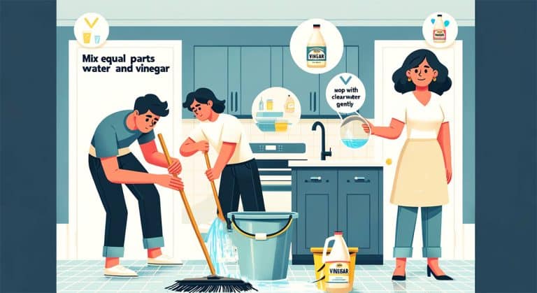 How to Clean Tile Floors with Vinegar and Baking Soda