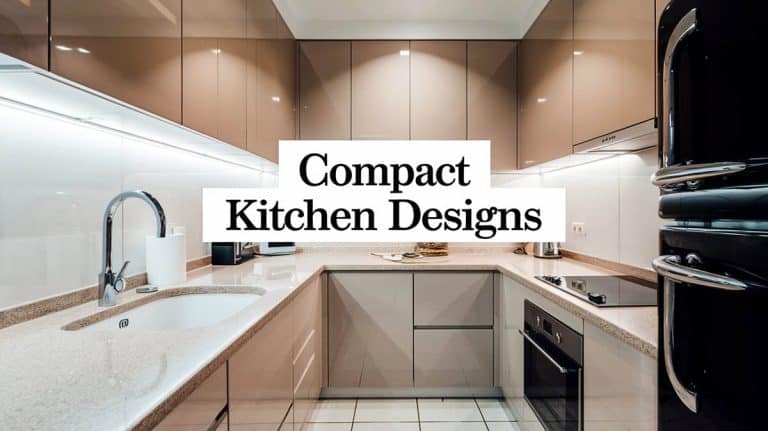 Compact Kitchen Designs: Ways To Style A Small Space