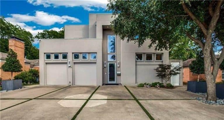 Stylish Contemporary Home Plan for Narrow Lots: 3 Bedroom & 4 Bathroom