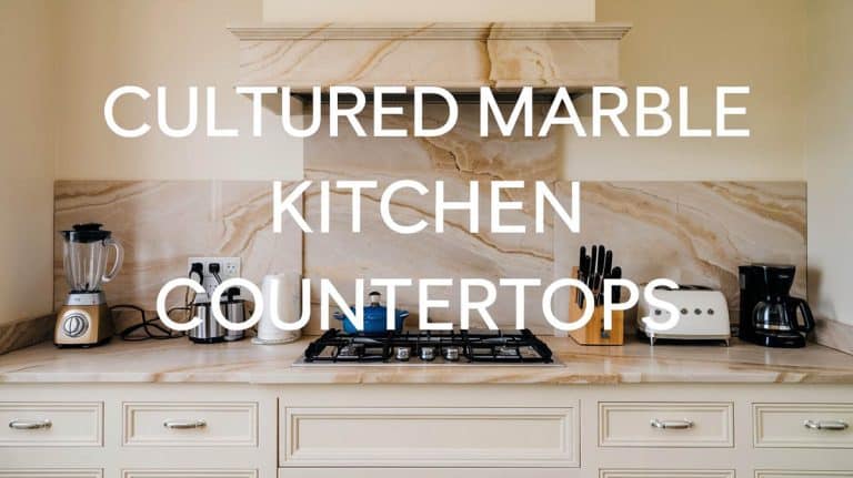 What To Know About Cultured Marble Kitchen Countertops