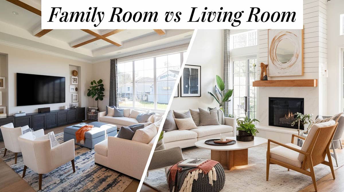 Family Room VS Living Room