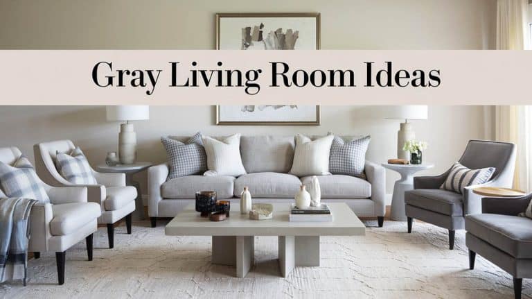 Gray Living Room Ideas To Use For A Stylish Design
