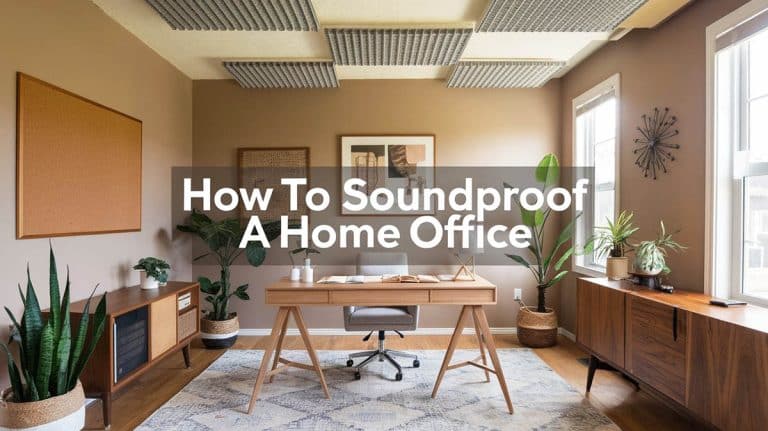 How To Soundproof A Home Office With DIY Ideas