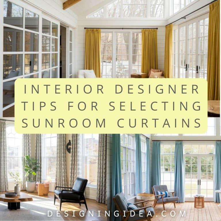 Interior Designer Tips For Selecting Sunroom Curtains