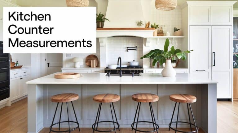 Kitchen Counter Measurements (Interior Design Guide)
