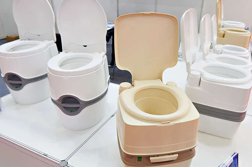 Portable toilets