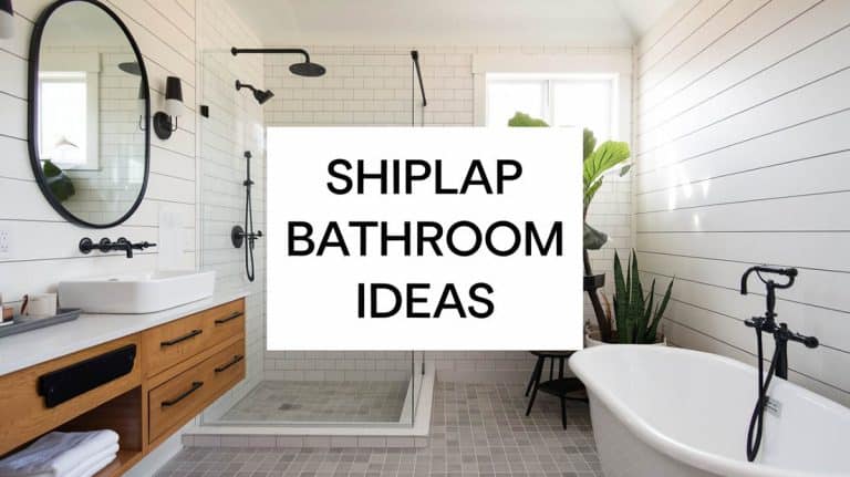 Beautiful Shiplap Bathroom Ideas For Walls & Ceiling