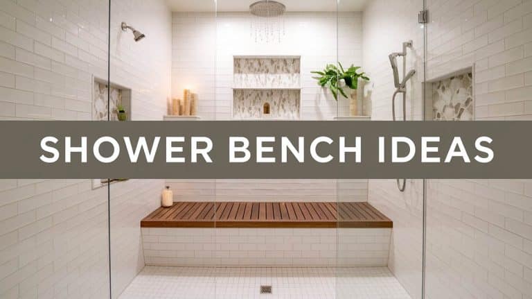 Shower Bench Ideas For A Spa-Like Experience