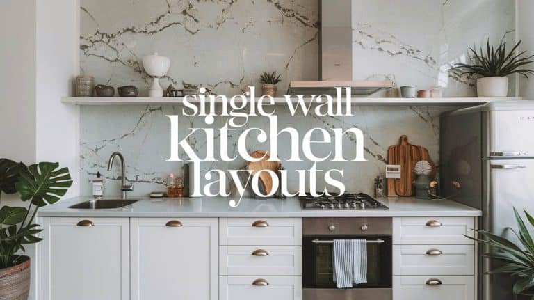 Best Single Wall Kitchen Layouts that Maximize Cabinet Space