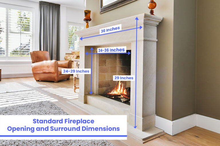 7 Fireplace Dimensions For Different Types (Size Guide)