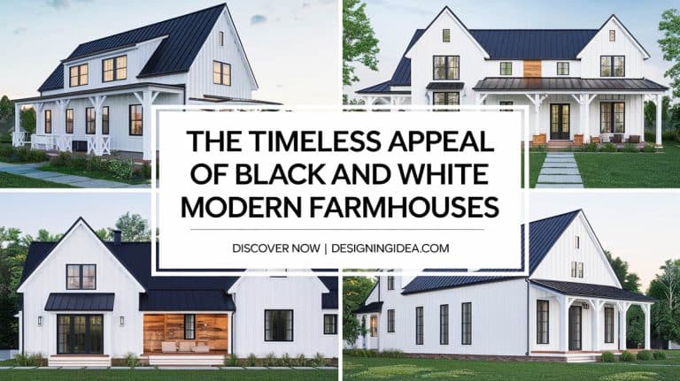 The Timeless Appeal of Black and White Modern Farmhouses