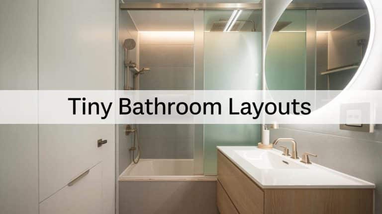Tiny Bathroom Layouts That Maximize Every Inch