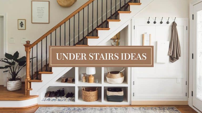 Creative Under Stairs Ideas for Sitting, Decor & Storage